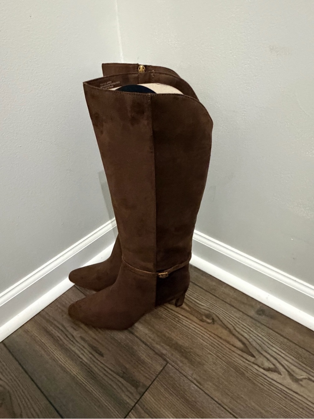 Giani Bernini Brown Suede Over-The-Knee Boots Size 8.5 - Picture 3 of 12